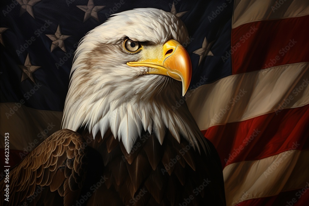 Naklejka premium American eagle