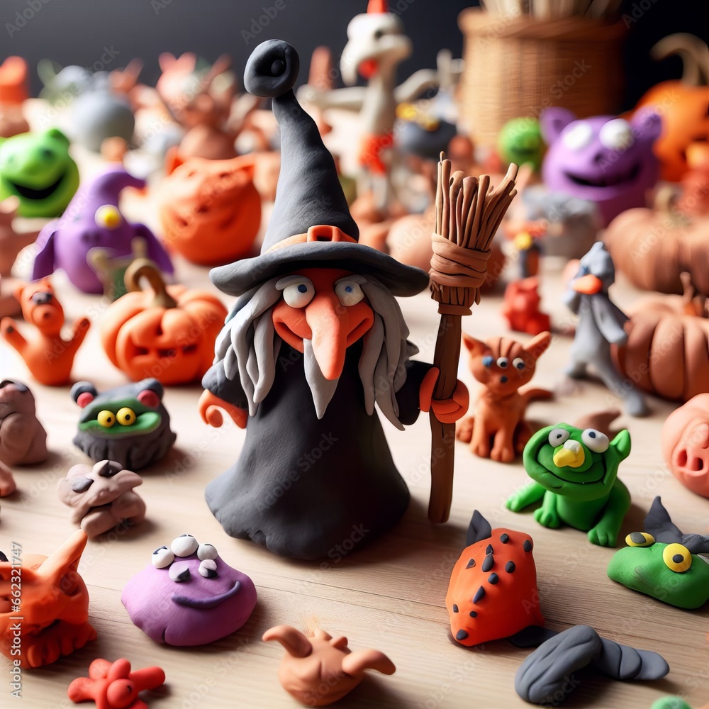 witch clay art