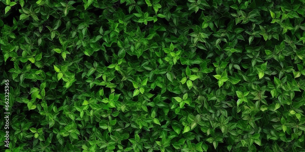 photo of green leaves spreading evenly across the fence. generative AI photo of green leaves spreading evenly across the fence. generative AI