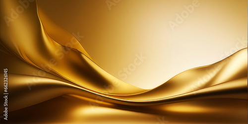 Golden colour magic curve background.