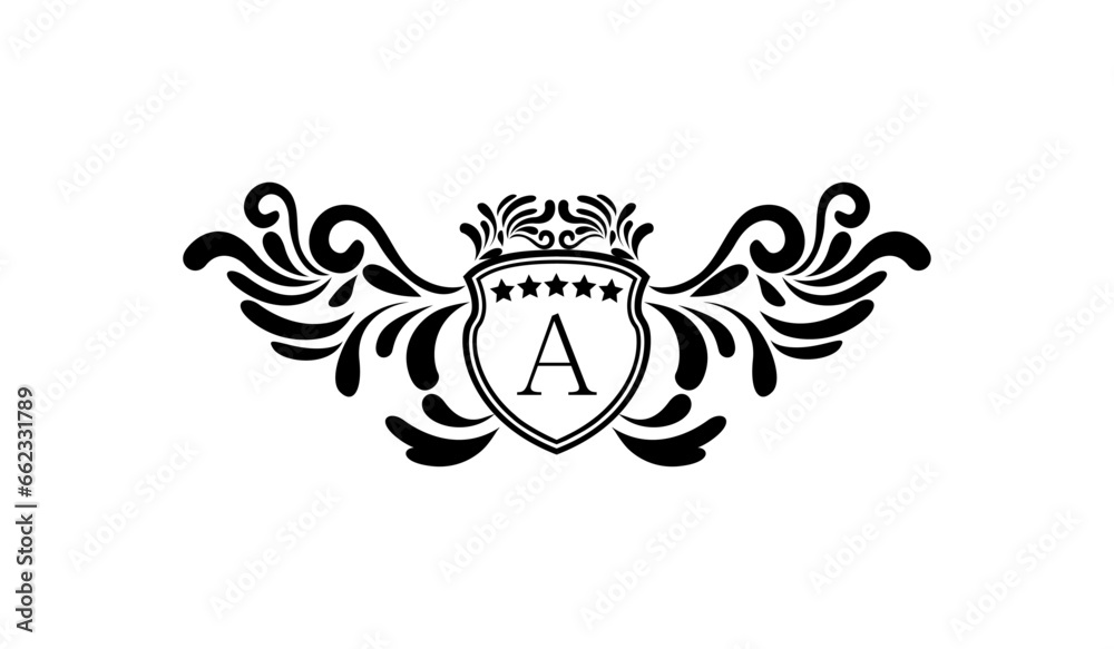 Luxury Retro Elegant Logo A Luxury Retro Elegant Logo A