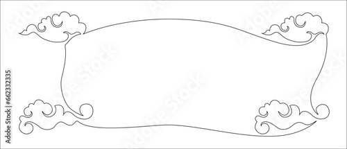 Frame for chinese new year 2024 eps 10