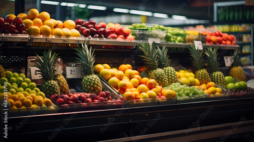 Fruit Aisle Abundance at the Hypermarket