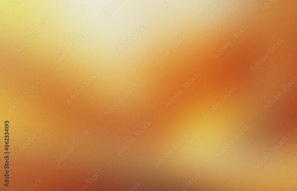gold orange sunset , gradient blur with grain noise effect background trendy vintage brochure banner social or product media design - obrazy, fototapety, plakaty 