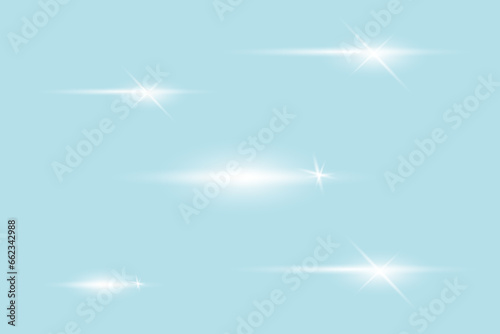 Rainbow crystal reflection effect. Shimmer and shine