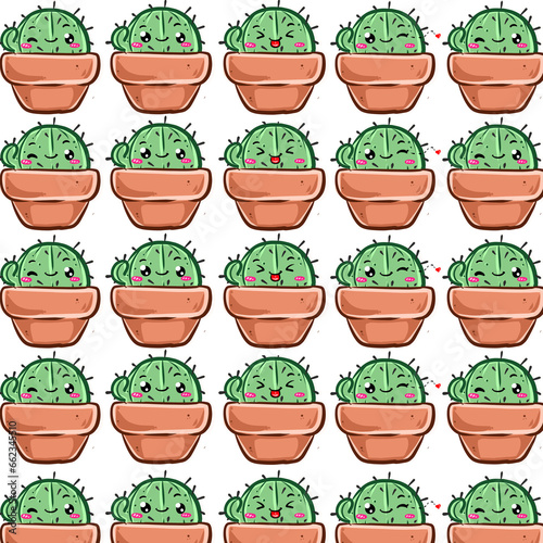 Cactus Family illustration photo