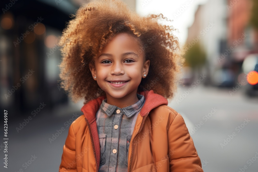 Charming portrait of a young mixed-race boy with a distinctive afro and ginger hair, showcasing unique beauty and joyful youth Charming portrait of a young mixed-race boy with a distinctive afro and ginger hair, showcasing unique beauty and joyful youth