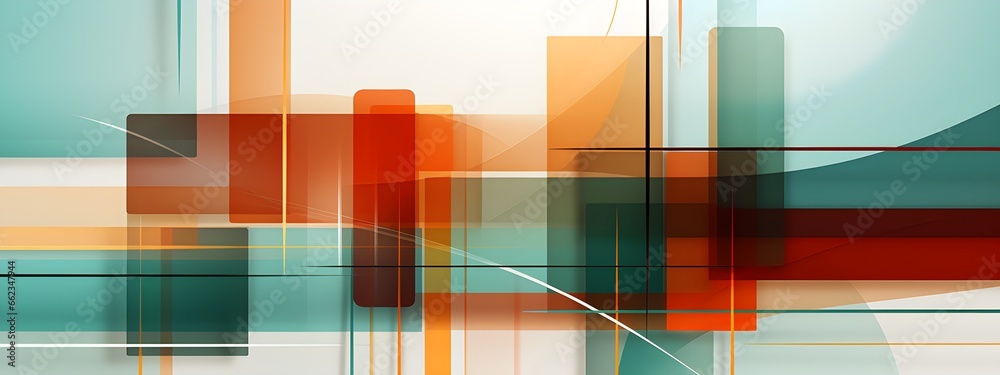 Obraz premium Colorfull cubes as abstract 3d geometry background illustration. Generative ai