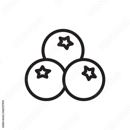 Berries icon. Berries sign. Berries symbol vector pictogram. UX UI icon