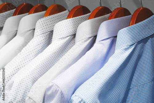 men's blue shirts in the market