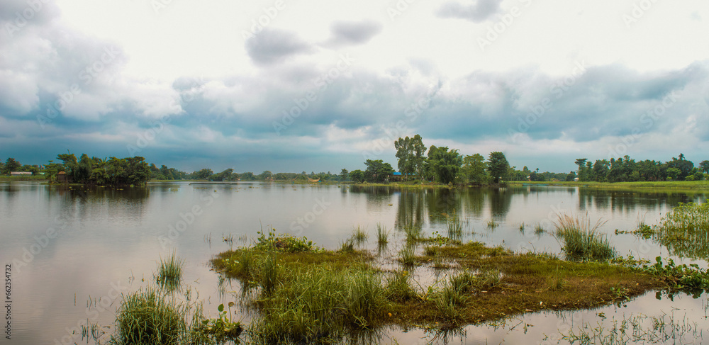 Assam Village During Flood | Flood affected Gumir Pather of Barpeta District, Assam