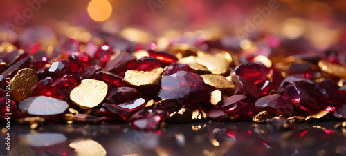 Wallpaper Mural Ai, abstract colorful glittering effect defocused design on dark background, shiny elegance fantasy bright color contrast with black concept Torontodigital.ca