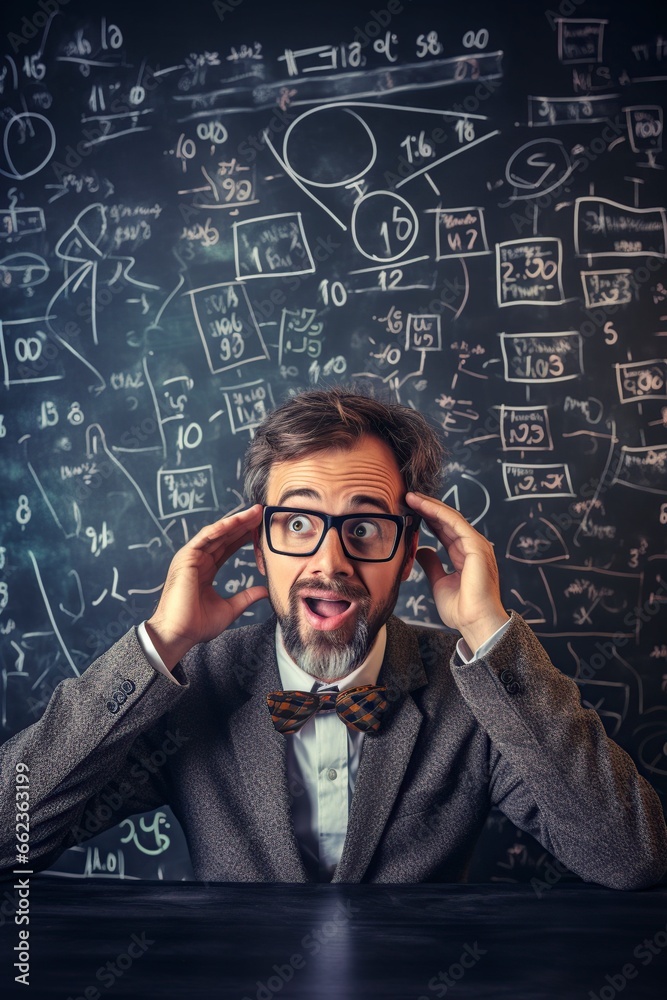teacher in a classroom with a blackboard teacher in a classroom with a blackboard