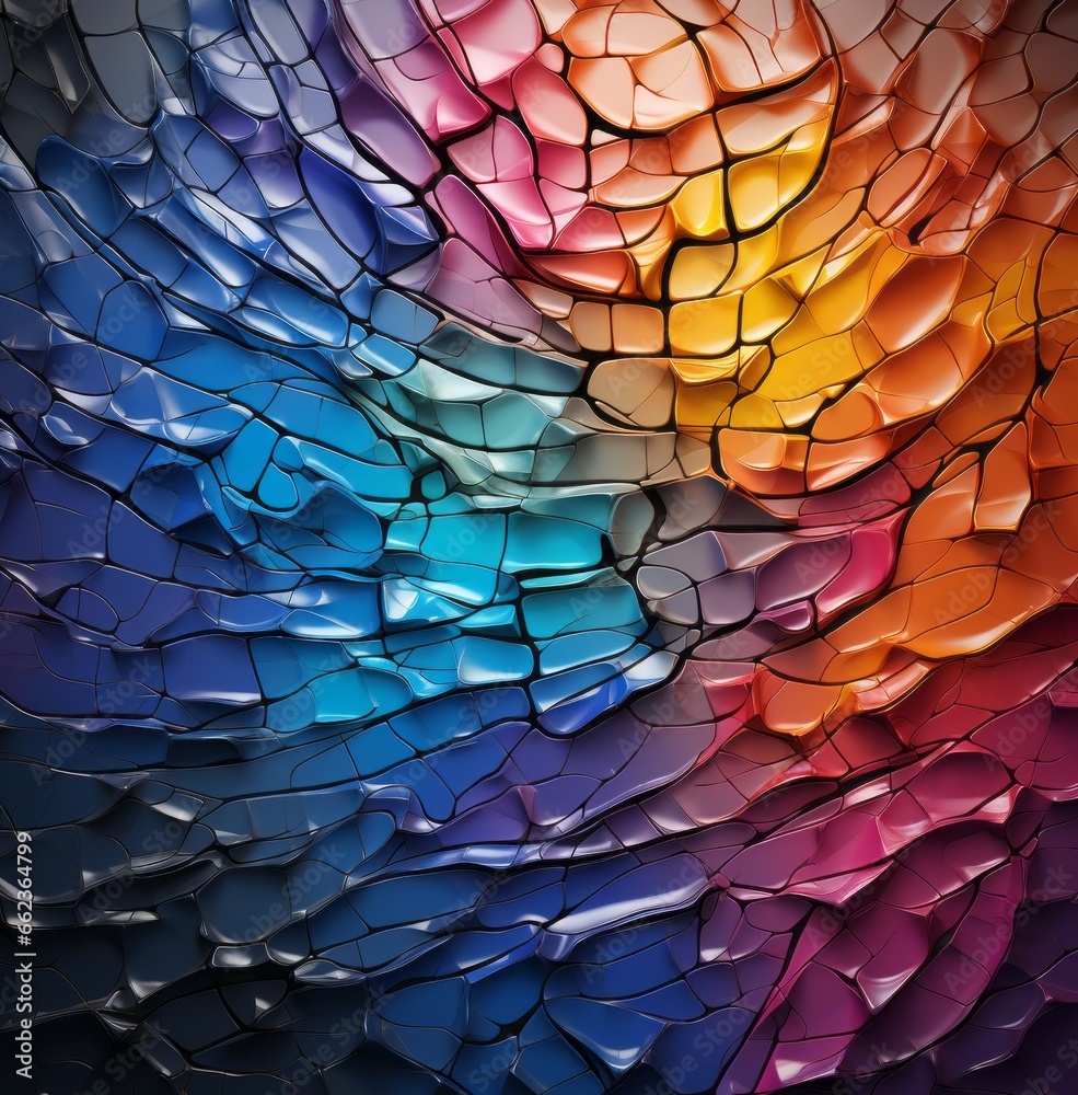 Stained glass mosaic Stained glass mosaic
