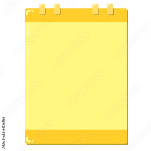yellow folder with paper
