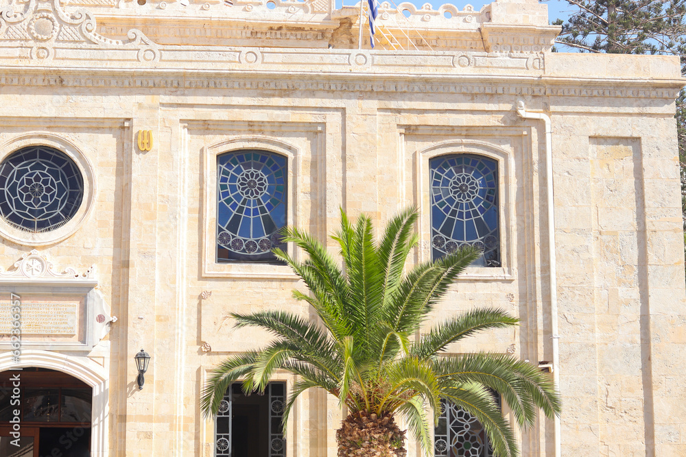 The church of Agios Titos in the centre of Heraklion. Crete, Greece