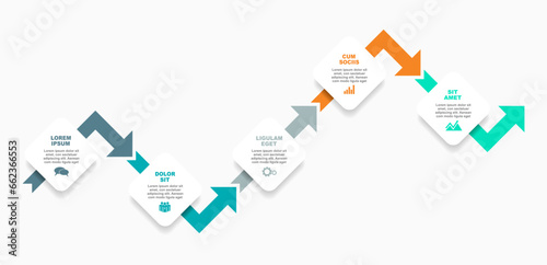 Infographic design template with place for your data. Vector illustration.