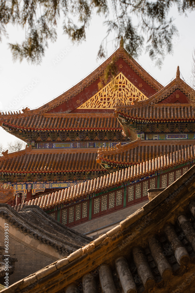 Chinese traditional buildings at Beijing summer palace. Chinese traditional buildings at Beijing summer palace.