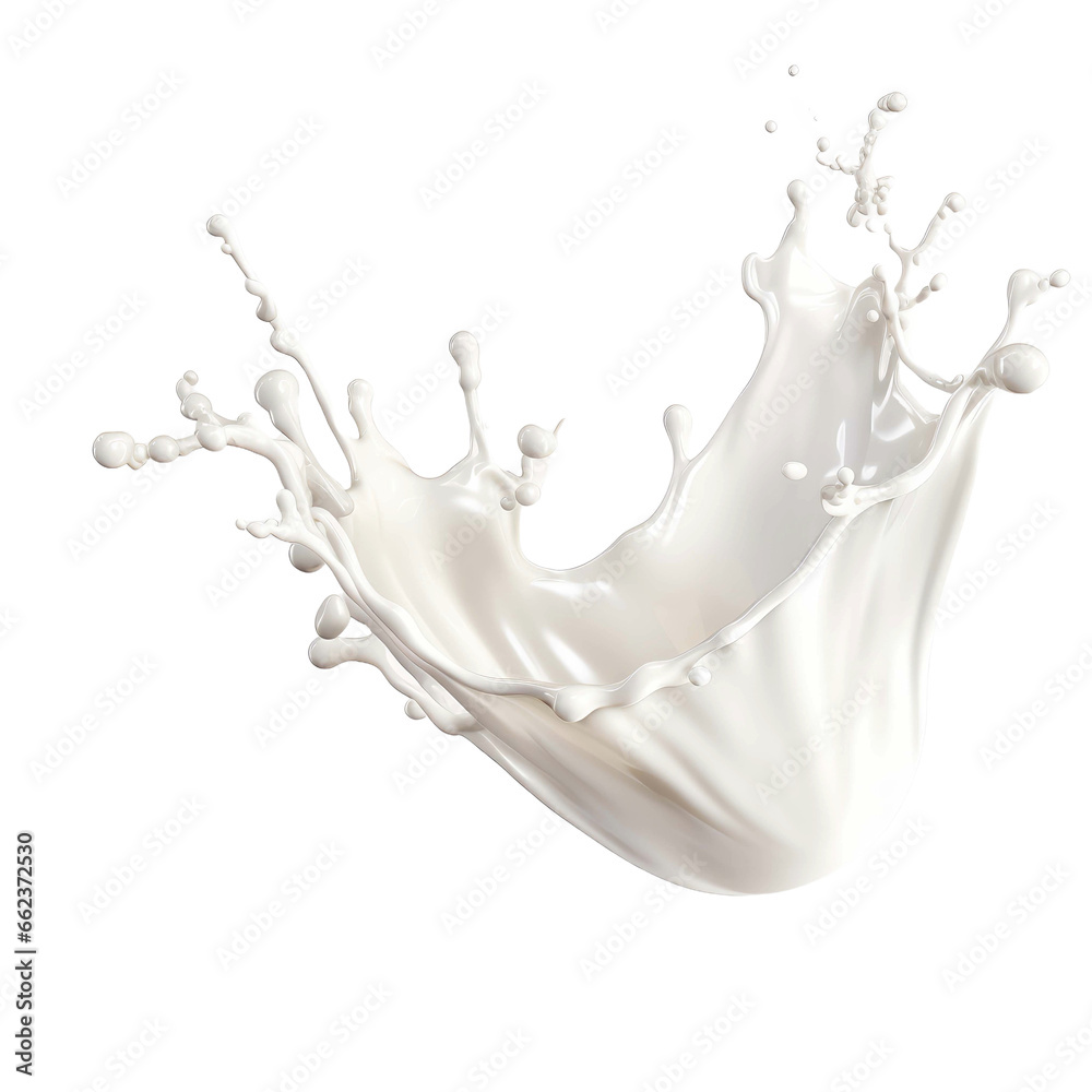 Set of milk splash isolated on transparent background Set of milk splash isolated on transparent background