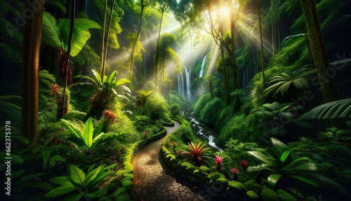 Im Herzen der Natur: Dschungel in seiner ganzen Pracht, von Sonnenaufgang bis Sonnenuntergang