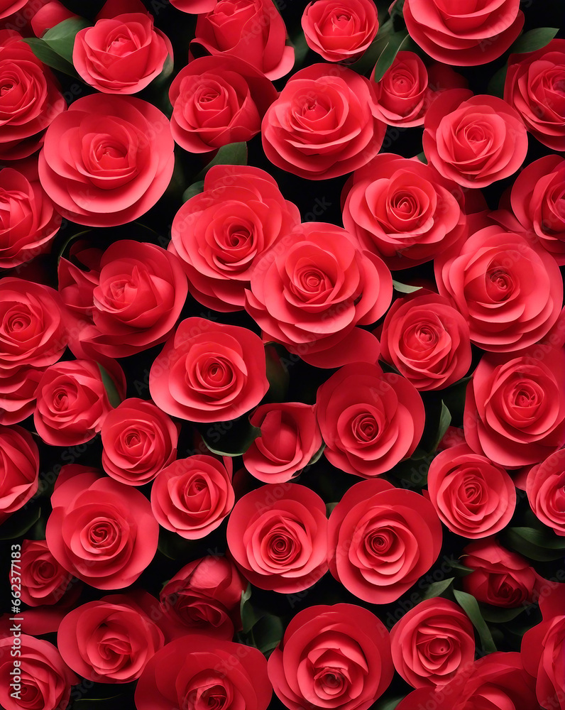 Naklejka premium bouquet of roses,flowers for Valentine's Day
