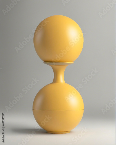 inspiration, yellow balls, standing, separated, stand, creativity, design, art, concept, decoration, minimalist, geometry, abstraction, sculpture, installation, contemporary art, interior, space, inge photo