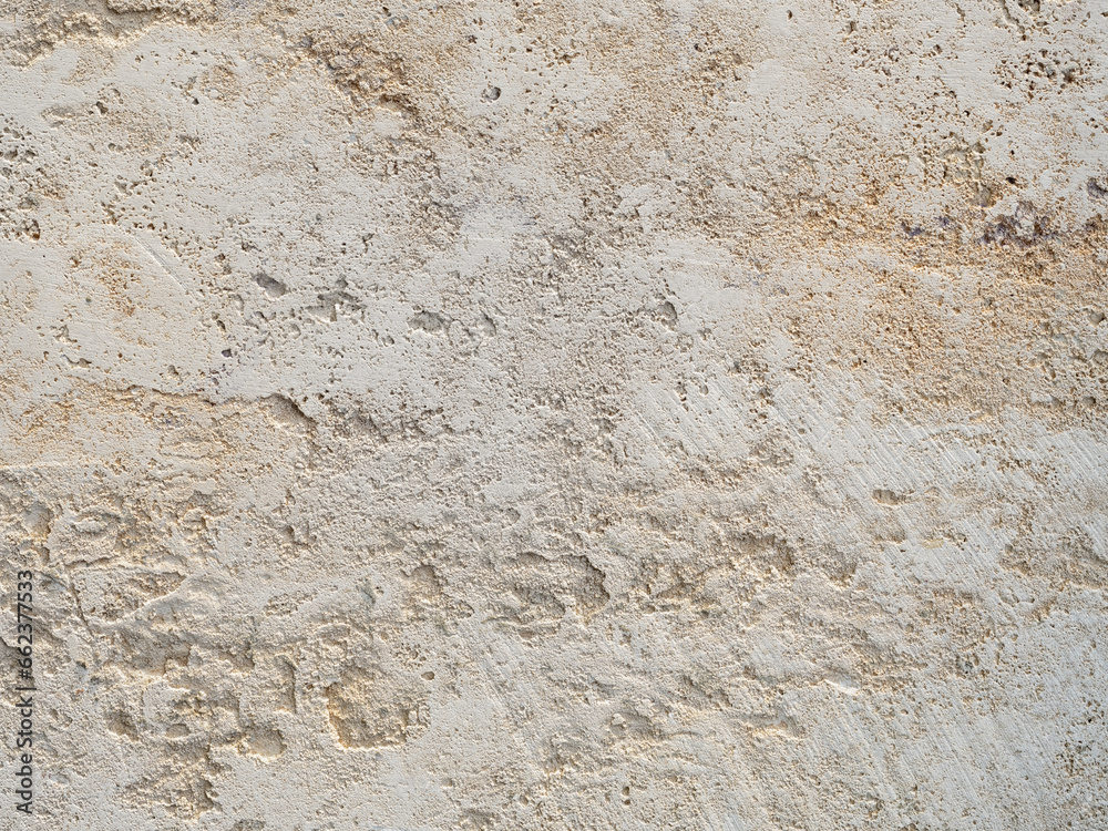 Element of old rough concrete wall as background or texture