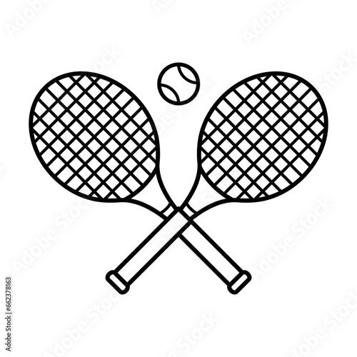 tennis icon. tennis racket icon