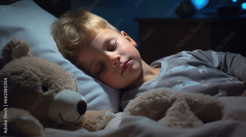 child sleeping on a bed child sleeping on a bed