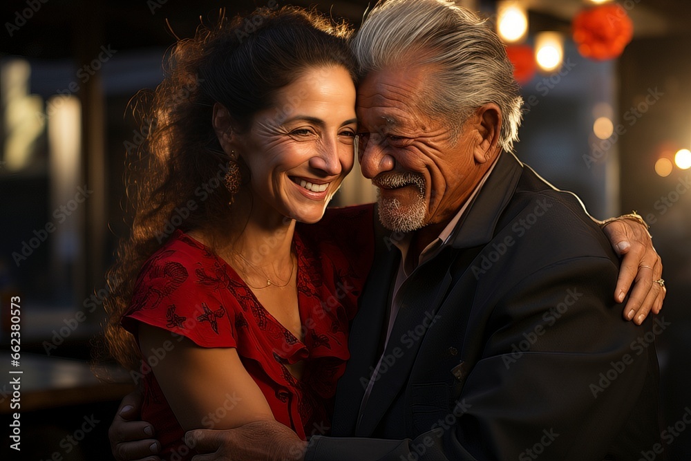 Eternal Love: A Serene Journey for an Aging Hispanic Couple