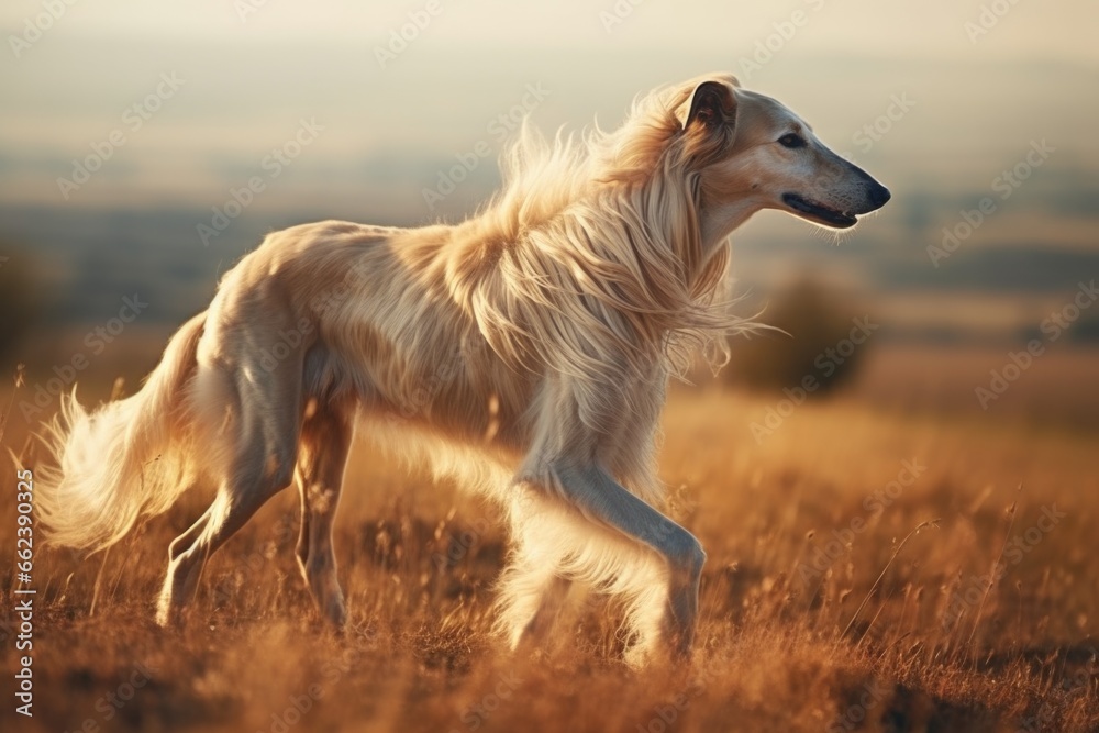 A picture of a dog with long hair running through a field. This image captures the energy and freedom of the dog as it enjoys the open space. Perfect for showcasing the joy of pets in nature. A picture of a dog with long hair running through a field. This image captures the energy and freedom of the dog as it enjoys the open space. Perfect for showcasing the joy of pets in nature.