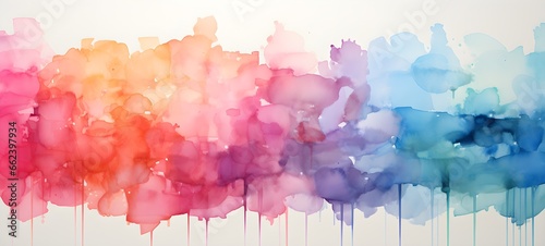 Ai watercolor splash, paint background by gradient deep blue color with liquid fluid grunge texture for background, banner