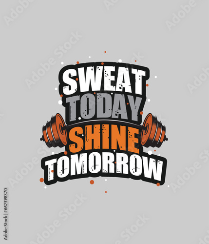 gym t-shirt design vector