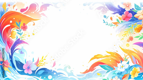 Swirl art pastel background