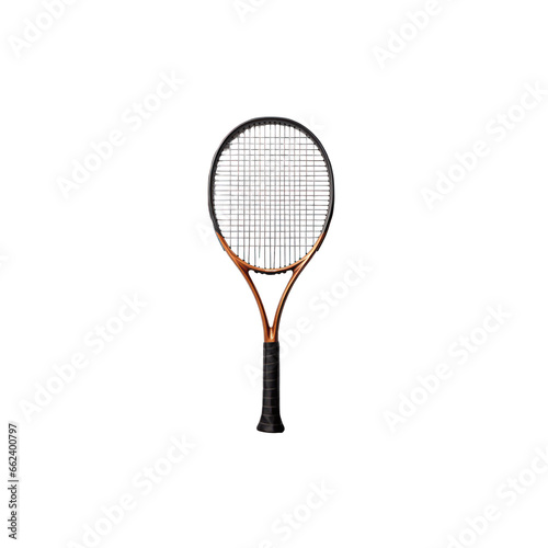 Tennis Racket. Isolated on white background. © MADMAT