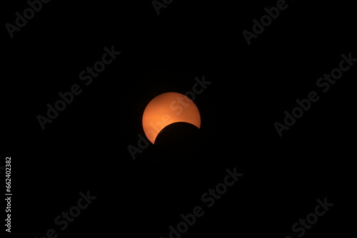 Partial Annular Solar Eclipse on October 14, 2023 Seen From Columbus, Ohio © Richard