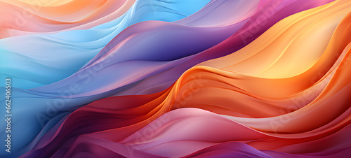Abstract organic, undulating forms. trendy gradient and background