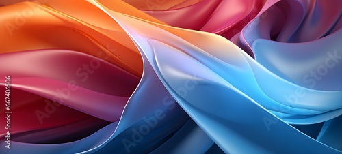 Wallpaper Mural Abstract organic, undulating forms. trendy gradient and background Torontodigital.ca