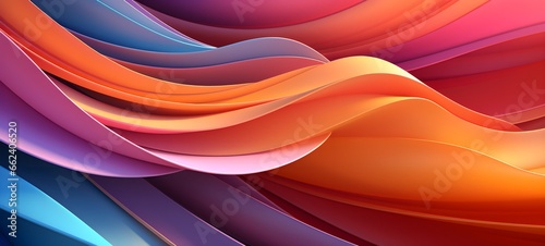 Abstract organic, undulating forms. trendy gradient and background