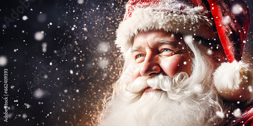 Santa Claus, portrait, close-up