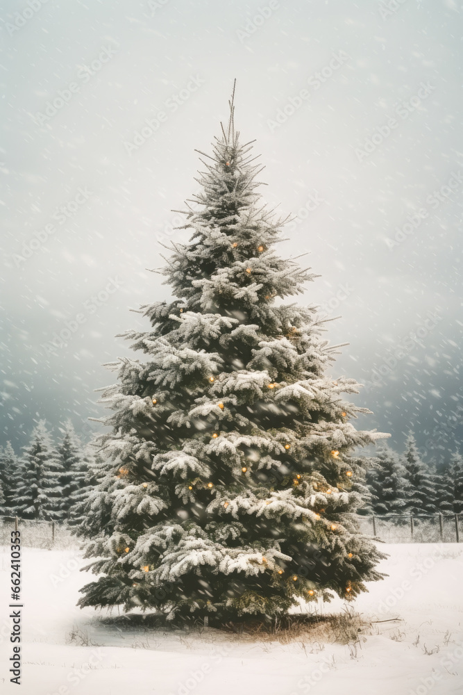 Winter Snow Biggest Christmas Tree Winter Snow Biggest Christmas Tree