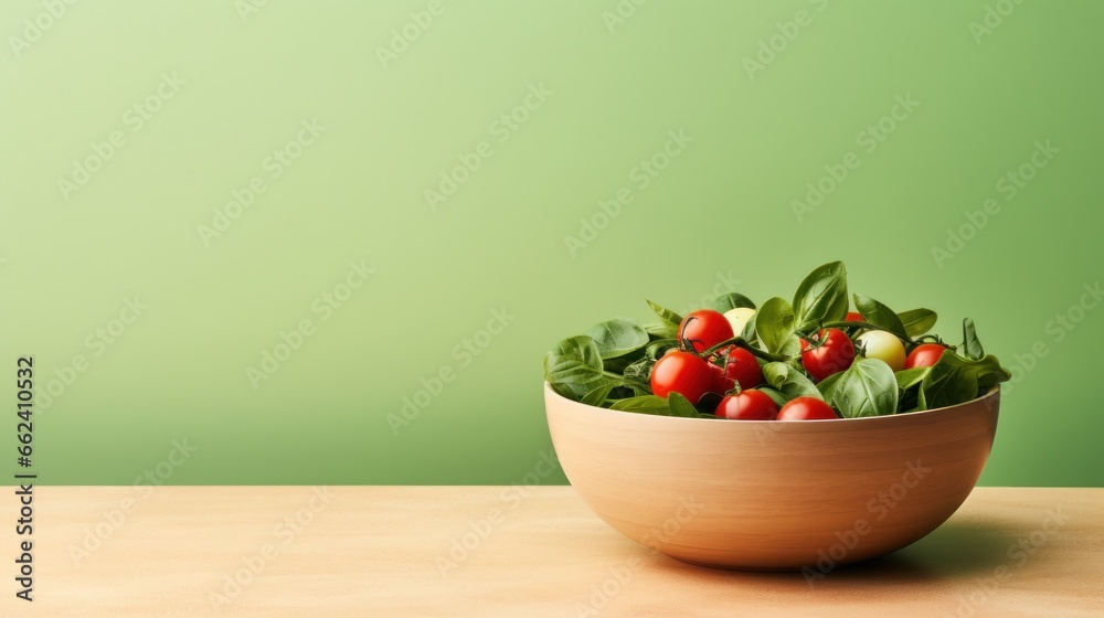 salad bowl with copy space salad bowl with copy space