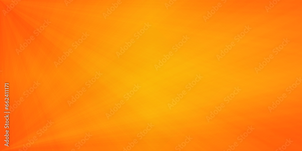 Pomarańczowe tło gradientowe. Pomarańczowa ilustracja do projektu, oryginalny wzór z miejscem na tekst - obrazy, fototapety, plakaty 