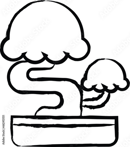bonsai vector illustration