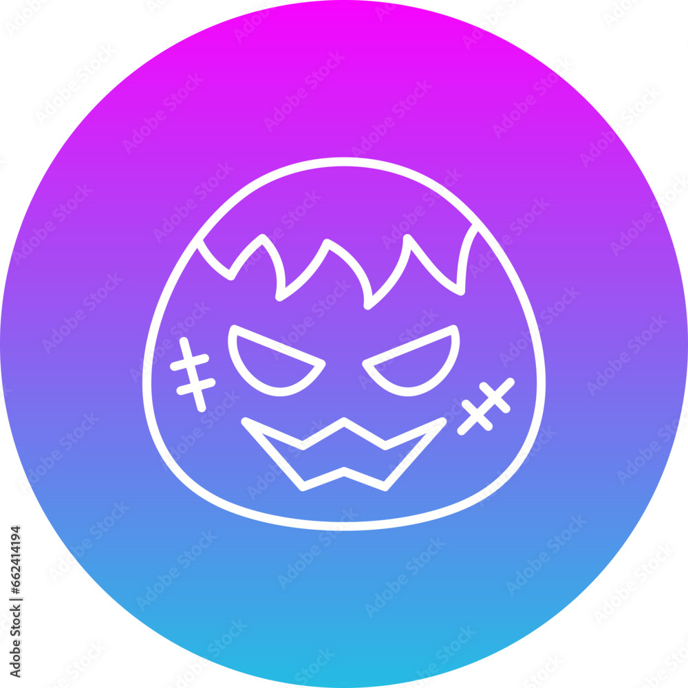 Monster Face Icon Monster Face Icon