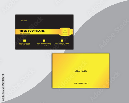 corporate business card special design for personal identity	
