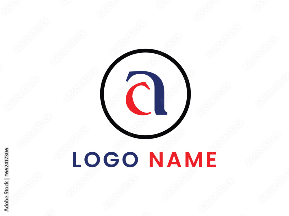 Ac modern uniq letter logo Ac modern uniq letter logo