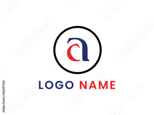 Ac modern uniq letter logo