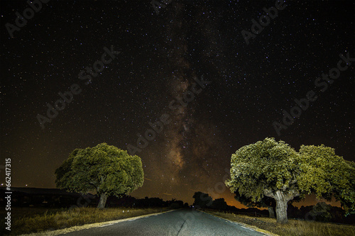 centro galactico en la carretera