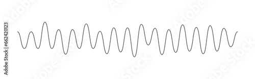 sound waveform pattern for radio podcasts, music player, video editor, voise message in social media chats, voice assistant, recorder. vector illustration